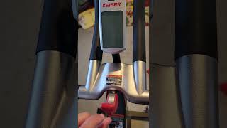 Fixing the resistance lever on Keiser M3 indoor spinning bicycle