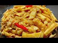 素食 (素炒桂竹筍) 辣炒桂竹筍真美味 - Vegan 蔬房菜 Cuisine Taiwan 野菜 蔬食 (Cinnamon-free bamboo shoots)