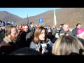 inaugurazione superstrada 77 intervento del presidente della regione umbria catiuscia marini