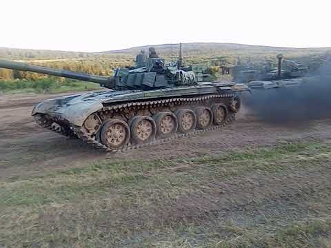 T72 Tanks At BAHNA Military Show In Strasice / Czech Republic 2022 ...