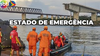 Desabamento de ponte deixa MORTOS e DESAPARECIDOS