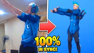 Fortnite Dances in REAL LIFE and 100% IN SYNC! (ALL DANCES)