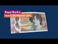 the royal bank of scotland polymer £10 note