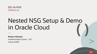 Nested NSG Setup & Demo in Oracle Cloud
