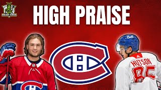 Habs Prospects - High Praise for Hutson and Roy (Wawa)