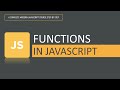 What are functions in JavaScript | Functions | JavaScript