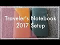 Midori Traveler's Notebook 2017 Setup