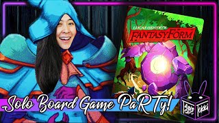 FantasyForm 🔥 | Solo Board Game PaRTy!!! (Playthrough and Review/ Tutorial, yup!) 🎉