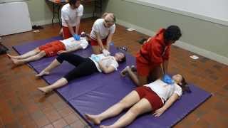 Lifeguarding Drill: Primary Assessment, SC4B, No Pulse No Breathing/ Provide Care, 1 Rescuer