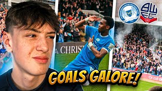 6 GOALS & ABSOLUTE CHAOS in PETERBOROUGH UNITED VS BOLTON WANDERERS