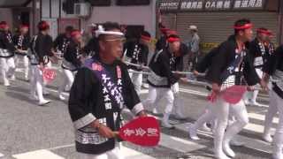 20130914 00051 午前曳行 大工町 貝源小門 岸和田だんじり祭