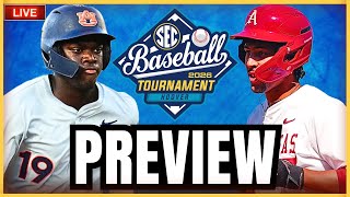 SEC Baseball Tournament Preview: Arkansas vs. Texas, Auburn vs. Texas A&M, Georgia vs. Florida