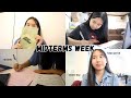 midterms week vlog | productive, busy & stressful days | khate chloe