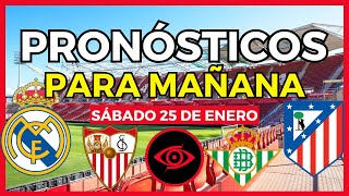 ✅🤩 PRONÓSTICOS DEPORTIVOS PARA MAÑANA | LA LIGA 2025