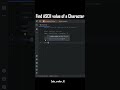 🔤 Python Program to Find ASCII Value of a Character | Beginner Tutorial