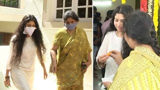 Sai Pallavi With Her Mother EXCLUSIVE Visuals At Shyam Singha Roy Movie Launch | MS Entertainments