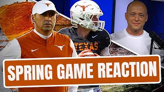 Josh Pate On Texas Spring Game - Rapid Reaction (Late Kick Cut)