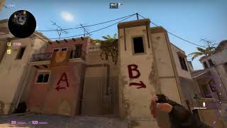 de_mirage: T-sided Mid Control Smokes (from T spawn, A ramp, B apts, and mid)