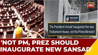 Rahul Gandhi slam PM Modi Over In Parliament Inauguration | Breaking News