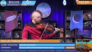 DB2021 - Max Loy Fiddles Fantastically For Fun!