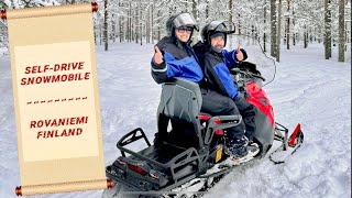 Self-Drive Snowmobile Experience in Rovaniemi, Lapland Finland 🇫🇮