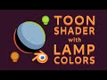How to Use Lamp Color in Toon Shading | Blender