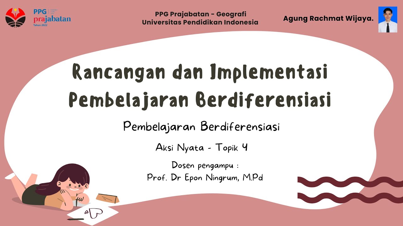 PPG Prajabatan - Pembelajaran Berdiferensiasi (Aksi Nyata - Topik 4 ...