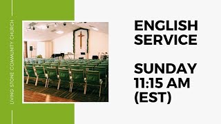 10/20 English Service - 11:15AM