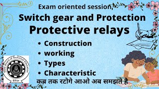 protective relays in power systems in hindi | Relay working & contacts | characteristics of relay |