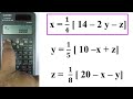 snm ma3251 gauss jacobi method solution of system of equations shortcut method using calculator