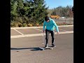 skateboarder performs mind blowing trick while tossing and balancing ball on golf club