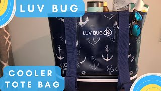 Luv Bug Cooler Tote | Best Beach Bag | Cruise Bag