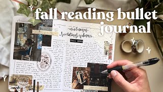 JOURNAL WITH ME 🍂 autumn reading bullet journal setup - fall 2023 tbr spread [ft. Mpopuul]