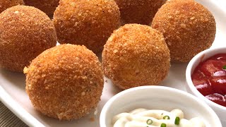 كرات البطاطس و الجبن لمرافقة أطباقكم رائعة🥔 Croquettes de pomme de terre et fromage trop bonnes