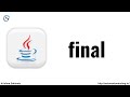 Final Keyword in Java with Example | Final Variable | Final Method | Final Class | Krishna Sakinala