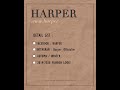 harper 翻領排釦側開叉長版棉麻外套 簡單好感la刺繡草寫字母上衣 俐落美型割破抽鬚彈力牛仔褲s~xl－彭彭示範穿搭