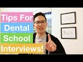 Interview Tips for Dental School