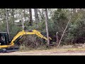 2021 Cat 306 CR Mini Excavator, VMC Tree / Brush Cutter / Mulcher Attachment