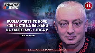 INTERVJU: Darko Trifunović – Rusija podstiče nove konflikte na Balkanu da zadrži uticaj (26.11.2024)