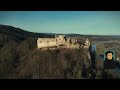 A Journey Through Time: Exploring the Ruins of Považský Castle [4K Drone Documentary]