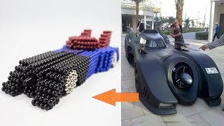 ASMR - DIY How To Make Amazing Batmobile from Magnetic (Magnet ASMR) | Magnet Dude