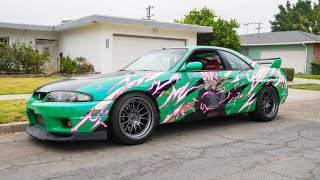 DRAGON BALL Z STYLE SKYLINE R33 GTR!!!