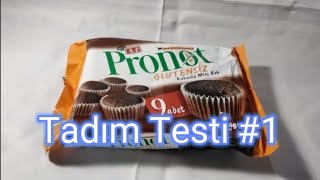 (Glutensiz Eti Pronot Kakaolu Mini Kek)(Tadım Testi #1)#TadımTesti #Glutensiz #reklamdeğildir