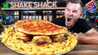 The Shake Shack PIZZA BURGER Challenge!