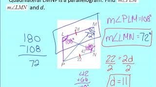Section 6-2 Parallelograms