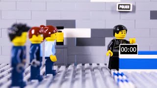 LEGO City Police Training STOP MOTION | LEGO Police: Gym, Vehicle, Range | Billy Bricks Compilations