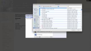 Uploading a file to Wikispaces