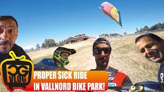 ULTIMATE PERFECT DAY, RIDING MY MOUNTAIN BIKE AT HOME, VALLNORD BIKE PARK 2017 - CG VLOG #231