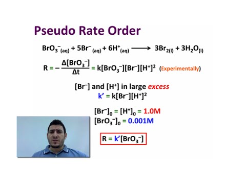 Chemical Kinetics | Pseudo Rate Order. Chemical Kinetics | Pseudo Rate Order.