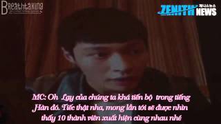 [❀Breathtaking][Vietsub] LAY Video call - EXOdus Press Conference